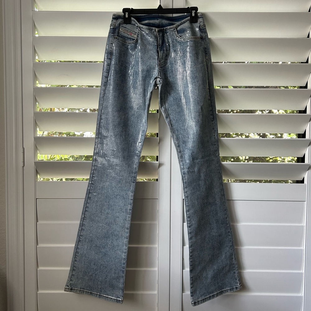 Diesel Light Blue Bootcut Jeans for Women